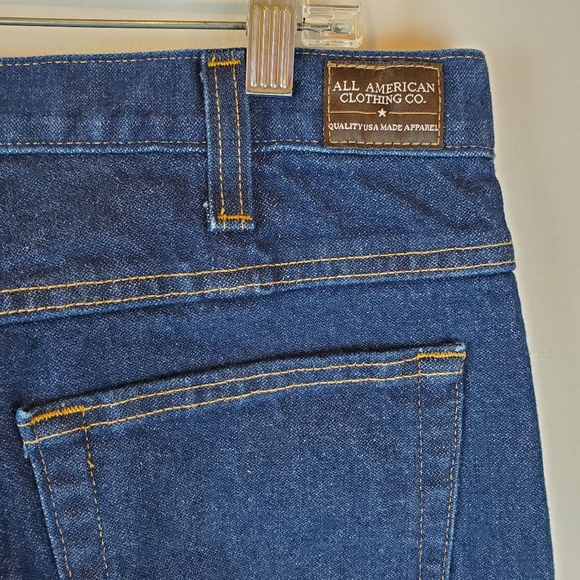 All American Clothing Mens Denim Blue Jeans Pants Size 38x32 Mens - Picture 10 of 13